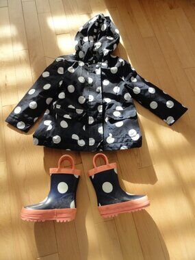 spring/fall baby coat and boots